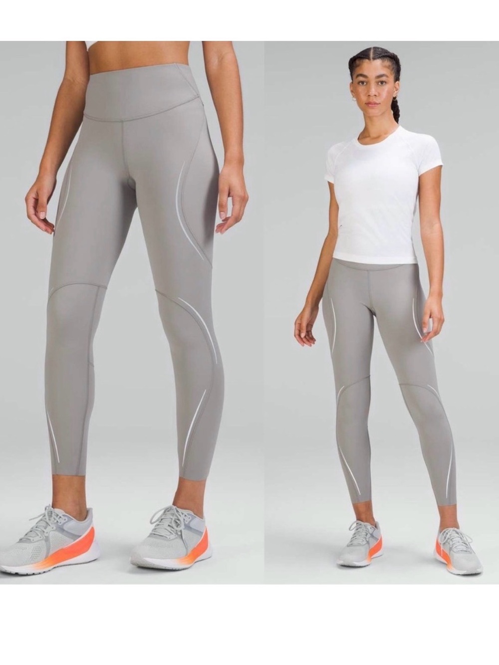 Lululemon base pace high rise reflective leggings 25”
